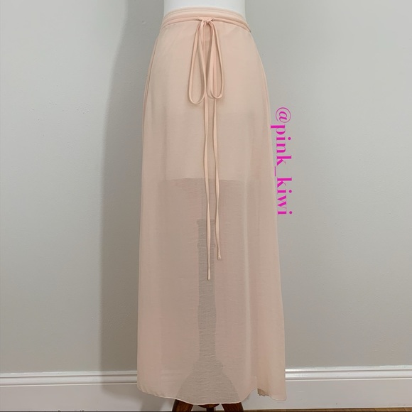 See By Chloe Dresses & Skirts - See by Chloé Pleated Georgette Chiffon Maxi Skirt FR42